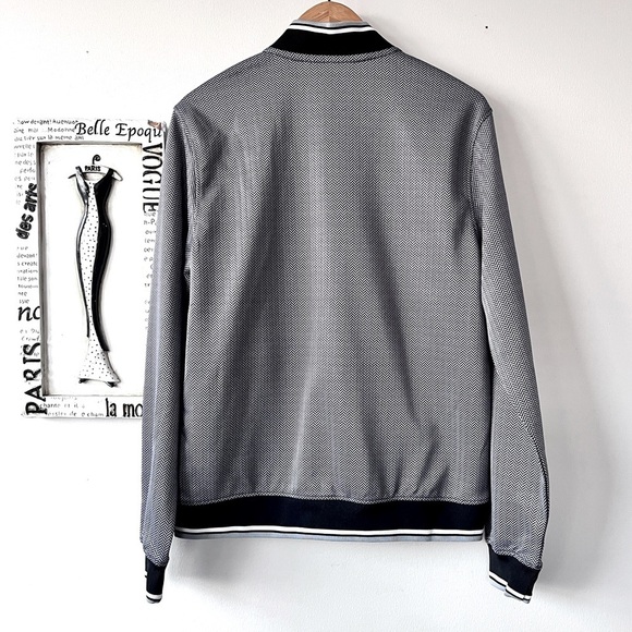NWT Men’s Sporty Ben Sherman Herringbone Bomber Jacket Size S - Picture 7 of 7